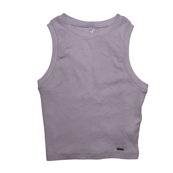 Hollister Ribbed Tank Top Lavender Purple MUST HAVE COLLECTION Size XS - Picture 1 of 7